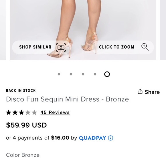 Sequin dress - Picture 9 of 9